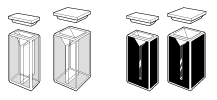 Cubetas Rectangulares Tipo 17 Micro Corta
