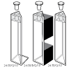 Tipo 24 Cubetas para Fluorímetro con Tapón superior triangular